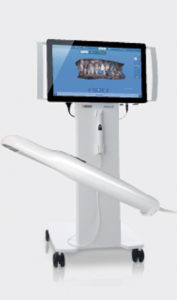 Photo Pasadena CEREC crown CAD-CAM technology used by cosmetic dentist Dr. Arash Azarbal.