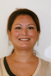 After photo of porcelain veneers (P) from Pasadena dentist Dr. Arash Azarbal.