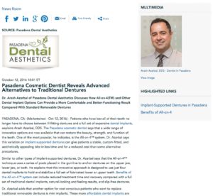 Dr. Azarbal discusses implant-supported dentures