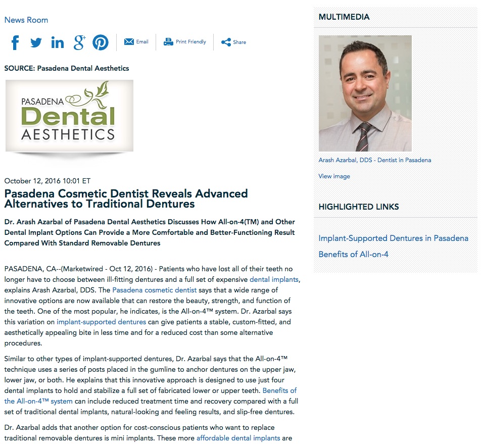 Dr. Azarbal discusses implant-supported dentures